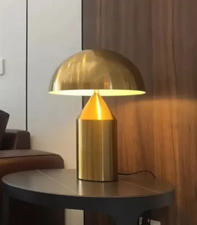 Modern Mushroom Table Lamp Metal Living Dining Room Bedroom Bedside Decoration Standing G9 Desk lamp