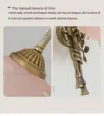 Vintage All Copper Wall Lamp Classical Luxury Flower Lamp Bedside Lamp Aisle Lamp LED Glass Lights Room Decor Lighting