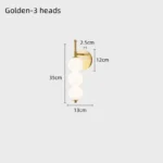 Nordic Modern Glass Bed Head Wall Lamp Minimalist Sconce for Bedroom Corridor Living Room Background Wall Decor – styled in