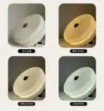 French cream style circular ceiling light Nordic Bauhaus glass ceiling light minimalist living room dining room and bedroom