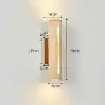 Nature Yellow Stone Wall Lamp Modern Sconce Wall Light Spotlight Bedside Living Room Bedroom Aisle Corridor Lighting