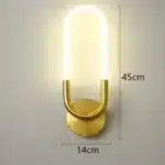 Tinlaibor Minimalist Wall Lamp Modern Designer Creative Study Living Room Bedroom Background CE Wall Light Bedhead