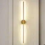 Modern Simple Linear Tube Led Wall Lamp Up Down Background Opposite Wall Light Bedside Foyer Corridor Gold Black LED Sconce