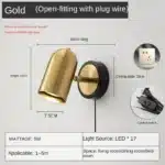 Modern Wall Lamp Nordic Beside Bedroom Adjustable Angle LED Wall Lights Living Room Stair Lights Entrance Lighting Fixtures