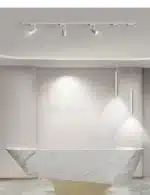 Kitchen Led Pendant Dining Room Chandeliers Lights Hallway Linear Magnetic Track Light DIY Dining Table Bar Table Lamp