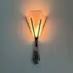 Modern Luxury Marble Wall Lamp Flower Shape Sconce Lamp Stainless Steel LED Wall Light For Bedroom Living Room Hotel Decor