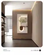 Entrance Decoration LED Wall Lamp Green Plant Corridor Hallway Modern Hanging Painting High-end Living Room Create Mural