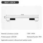 Wall Lamps Bathroom Led Mirror Light Waterproof 12W 16W 22W AC85-265V LED Tube Modern Wall Lamp Bathroom Lighting – styled