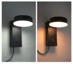 Nordic LED Indoor Wall Lamp 350 Degree Rotation Wall Sconce 5W With 150CM line Wall Light with Switch for Bedroom Study