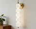 Nordic Modern Glass Bed Head Wall Lamp Minimalist Sconce for Bedroom Corridor Living Room Background Wall Decor