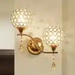 E14 Crystal Wall Lamp Modern Creative Bedside Wall Lights Sconce Wall Lighting Luminaire Home Living Room Bedroom Bathroom