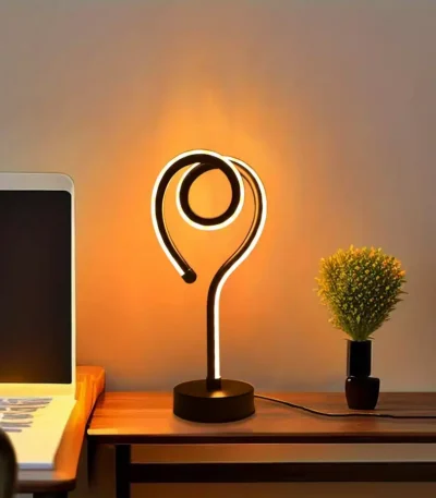 LED Water Ripple Ambient Nightlight USB Rechargeable Rotary Projection RGB Crystal table Lamp With Remote Control Bedroom