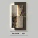 Modern LED Crystal Porcelain Luxury Wall Lamp For Indoor Living Room Corridor Hallway Kitchen Home Decoration Create Mural