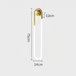Tinlaibor Minimalist Wall Lamp Modern Designer Creative Study Living Room Bedroom Background CE Wall Light Bedhead – angled