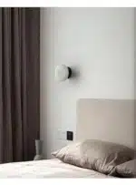 Luxury Spain natural Marble Round Wall Lamp Nordic Modern LED room Light living room Bedroom Passage corridor High-end