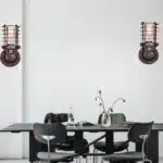 American Simple Loft Wall Light Country Industrial Retro Indoor Wall Lamp for Bedroom Living Room Bar Aisle Wrought Iron