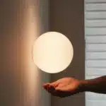 12cm 15cm 18cm Nordic Conceal Small Base Round Glass Wall Light for Bedroom Bedside Living Room Hallway Entrance Stair Wall