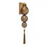 Modern Nordic Glass Wall Lamp All Copper Creative Gourd Lighting Model Room Living Room Dining Room Indoor Lighting Fixtures