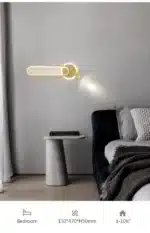 Modern LED Wall Lamp for Living Room Bedroom Bedside Study Room Stair Aisle Minimalist Creative Wall Sconce Home Decor