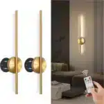 Magnetic Rechargeable 50 Wall Lamp Black Gold For Living Room Bedroom Hallway Study Stairwell Cloakroom LED Lighting Wiring