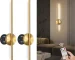 Magnetic Rechargeable 50 Wall Lamp Black Gold For Living Room Bedroom Hallway Study Stairwell Cloakroom LED Lighting Wiring