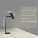 Nordic Minimalist Living Room Floor Lamp Spotlight Decoration Desk Lamp Reading Lamp Study Office LED Lighting Bedside Light