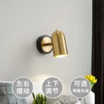 Modern Wall Lamp Nordic Beside Bedroom Adjustable Angle LED Wall Lights Living Room Stair Lights Entrance Lighting Fixtures