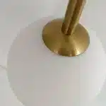 ASANZUO Glass Ball Lampshade Wall Lamp Gold Home Decor Living Room Bedroom Wall sconce Glass Lighting Luminaire – base detail