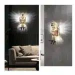LED Eagle Wall Lamp with Luminous Wings Household Wall Mounted Projection Lamp Ambient Light For Master Bedroom Dining Room