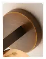 Modern Double Ball Marble Villa Attic Wall Lamp Copper TV wall in the living room lighting Bedroom corridor light – angled