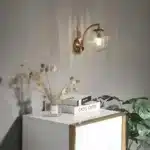 LED Colored Watermelon Glass Wall Lamp Bedroom Bedside Decoration Lamp Living Room Study Lighting – close-up detail