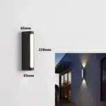 New Outdoor Waterproof Balcony Garden Lights Up And Down Wall Lamp Courtyard Lamp LED Wall Lamp On Both Sides Of The Door