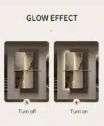 Modern LED Crystal Porcelain Luxury Wall Lamp For Indoor Living Room Corridor Hallway Kitchen Home Decoration Create Mural