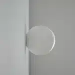 12cm 15cm 18cm Nordic Conceal Small Base Round Glass Wall Light for Bedroom Bedside Living Room Hallway Entrance Stair Wall