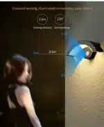 Motion Sensor Outdoor Light LED Exterior Motion Porch Light Modern Outdoor Wall lamp IP65 Waterproof 3000K for House Garage