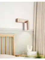Wabi Sabi Wind Bedhead Wall Light Rotating Reading Bedroom Room Study Wind Belt Switch Retro Wall Spotlight Led Light – base