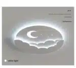 LED Cloud Stars Moon Wall Lamp for Bedroom Bedside Children's Room Kids Creative TV Background Stairway Aisle Pendant Light