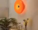 Tricolor Lighting Plastic Donut Wall Lamp Modern Energy Saving Touch Switch Lamp Dimmable USB Plug Desk Lamp Bedroom