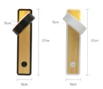 Modern Hotel Guest Room Corridor Study Reading Light Scandinavian Creative Switchable Rotating Bedroom Bedside Wall Lamp