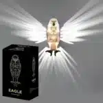 LED Eagle Wall Lamp with Luminous Wings Household Wall Mounted Projection Lamp Ambient Light For Master Bedroom Dining Room