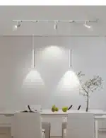 Kitchen Led Pendant Dining Room Chandeliers Lights Hallway Linear Magnetic Track Light DIY Dining Table Bar Table Lamp