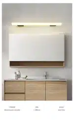 Wall Lamps Bathroom Led Mirror Light Waterproof 12W 16W 22W AC85-265V LED Tube Modern Wall Lamp Bathroom Lighting – base