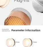 Amber Jelly Sleek LED Wall Lamp - Nordic Energy-efficient Smokey Grey Acrylic Sconce for Corridor Entryway Study – styled in
