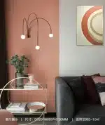 Nordic Designer Led Wall Lamp Modern Living Room Bedroom Glass Light Indoor Light Minimalist Home Decor Fixture Wall