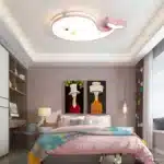 Modern Led Ceiling Lamp Creative Lighting for Family Theme Hotel Children Kids Bedroom Study Hallway Led Whale Ceiling Light