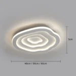 Nordic master bedroom ceiling light modern minimalist living room cloud study dining room indoor decoration lighting