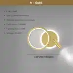 Modern LED Wall Lamp for Living Room Bedroom Bedside Study Room Stair Aisle Minimalist Creative Wall Sconce Home Decor