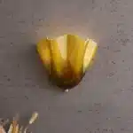 American Vintage Minimalist LED Wall Lamp Shell Shaped Glass Light Home Room Decoration for Living Bar Corridor Lighting