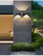 9W/15W LED Wall Light Garden Wall Lamp IP65 Outdoor Waterproof Lamp Fixture House Decoration Lighting Corridor Aisle Light
