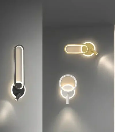 Modern LED Wall Lamp for Living Room Bedroom Bedside Study Room Stair Aisle Minimalist Creative Wall Sconce Home Decor Luster